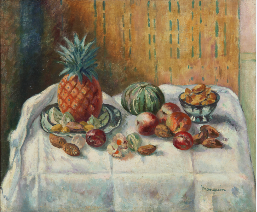 Nature morte à l'ananas